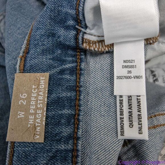 NEW Madewell The Perfect Vintage‎ Straight Jean in Montville Wash, 26 - Picture 16 of 16
